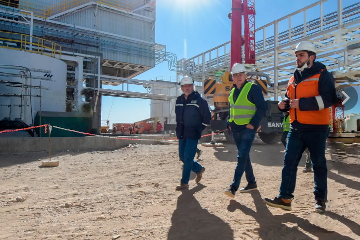 Morales destacó el desarrollo y la proyección de inversiones en litio