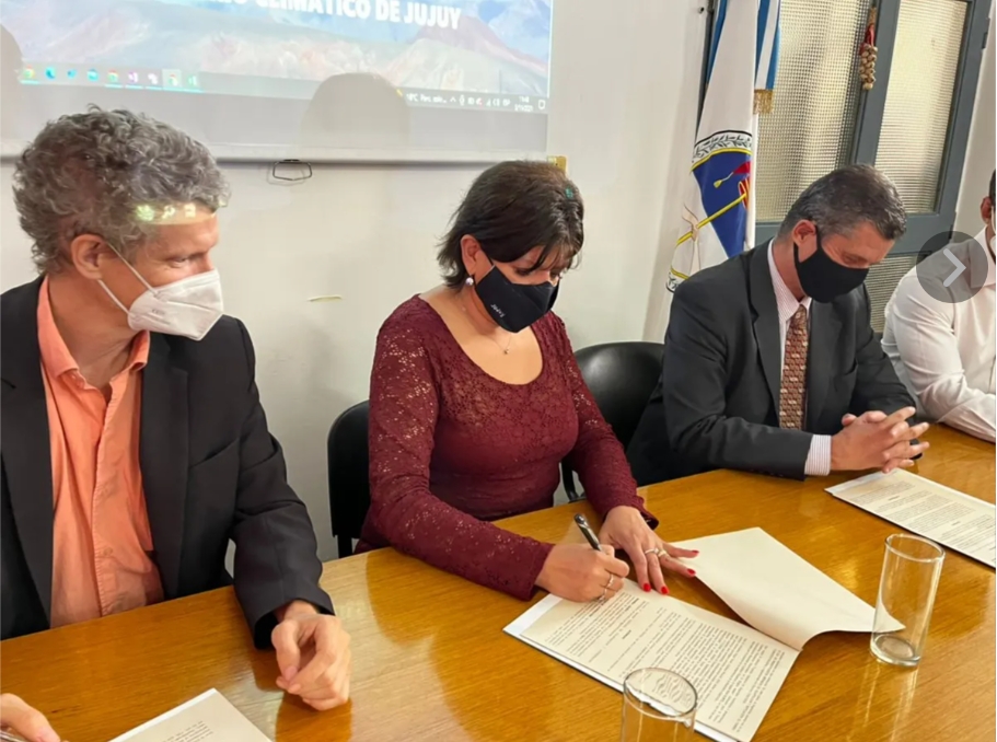 Cambio Climático. Firman convenio para nutrir el Observatorio de Cambio Climático