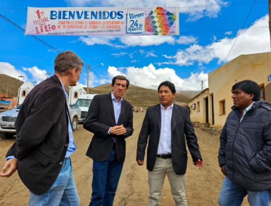 Olaróz Chico . Sadir acompañó a las comunidades mineras de la puna en el 1° Festival del Litio