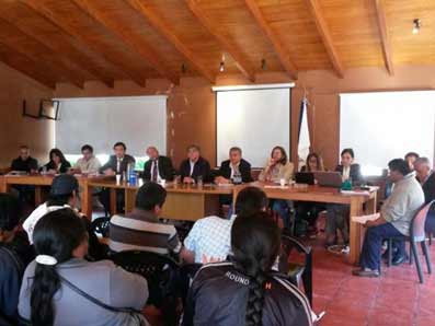 Proyecto Minero Loma Blanca en el Ministerio de Producción