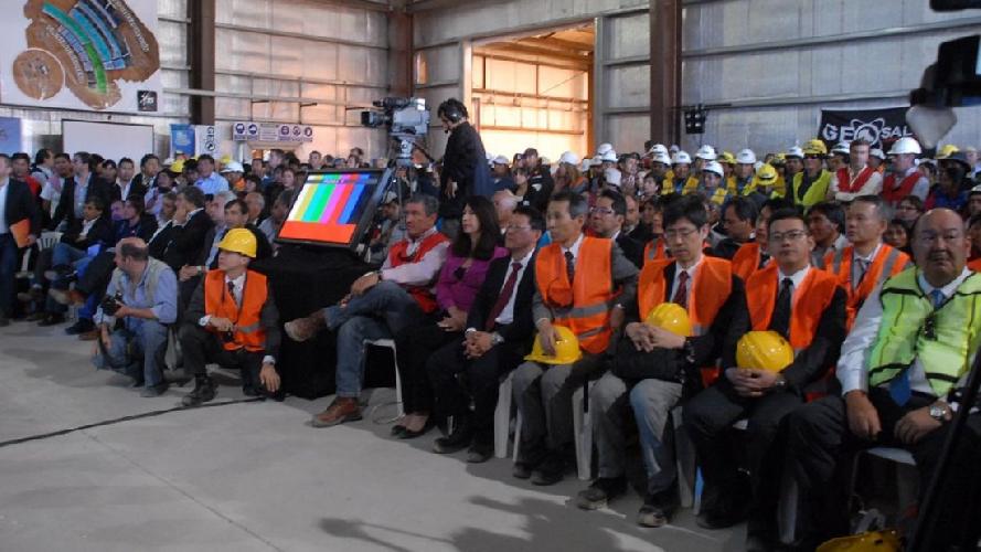 Ayer se inició la producción de carbonato de litio en Olaroz