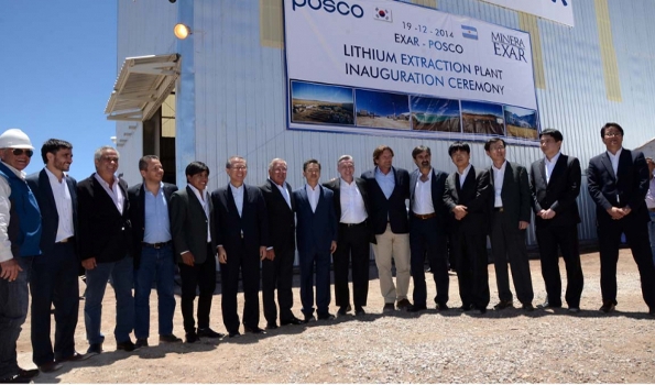 Inauguraron planta piloto del proyecto "Litio Salar de Cauchari" 