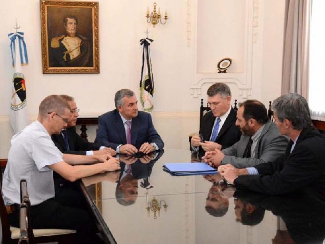 El gobernador recibió a directivos de Pirquitas